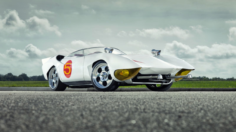 Illustration for article titled Driving The World's Only Official Street Legal Speed Racer Mach 5
